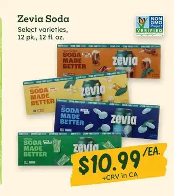 Sprouts Farmers Market Zevia Soda offer