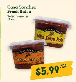 Sprouts Farmers Market Casa Sanchez Fresh Salsa offer