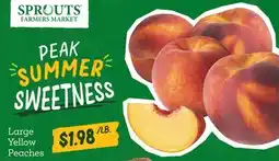 Sprouts Farmers Market Large Yellow Peaches offer