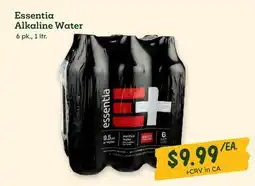 Sprouts Farmers Market Essentia Alkaline Water offer