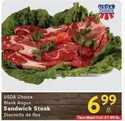 Rio Valley Market USDA Choice Black Angus Sandwich Steak offer