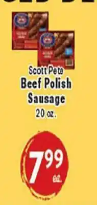 Rio Valley Market Scott Pete Beef Polish Sausage offer