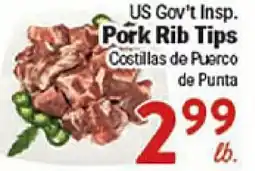 Rio Valley Market US Gov't Insp. Pork Rib Tips offer