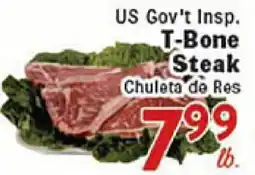 Rio Valley Market US Gov't Insp. T-Bone Steak offer