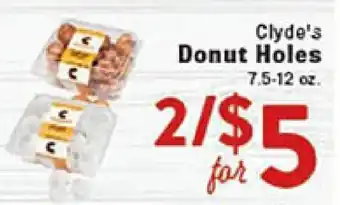 Rio Valley Market Clyde's Donut Holes offer