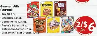 Rio Valley Market General Mills Cereal offer