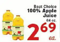 Rio Valley Market Best Choice 100% Apple Juice offer