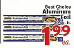 Rio Valley Market Best Choice Aluminum Foil offer