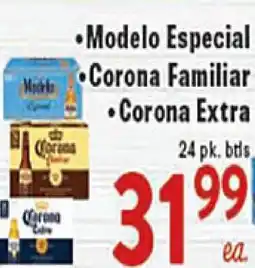 Rio Valley Market Modelo Especial • Corona Familiar • Corona Extra offer