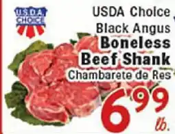 Rio Valley Market USDA Choice Black Angus Boneless Beef Shank offer