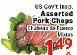 Rio Valley Market US Gov't Insp. Assorted Pork Chops offer