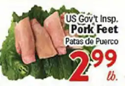 Rio Valley Market US Gov't Insp. Pork Feets offer