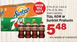 Market Basket 7Up, A&W or Sunkist Products offer