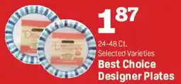 Market Basket Best Choice Designer Plates offer