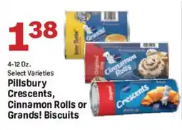Market Basket Pillsbury Crescents, Cinnamon Rolls or Grands! Biscuits offer