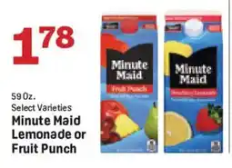 Market Basket Minute Maid Lemonade or Fruit Punch offer