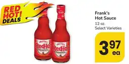 Albertsons Frank's Hot Sauce offer
