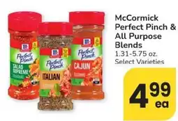 Albertsons McCormick Perfect Pinch & All Purpose Blends offer