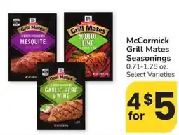Albertsons McCormick Grill Mates Seasonings offer