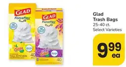 Albertsons Glad Trash Bags offer