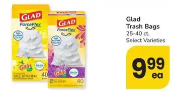 Albertsons Glad Trash Bags offer