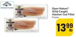 Albertsons Open Nature Wild Caught Alaskan Cod Fillet offer