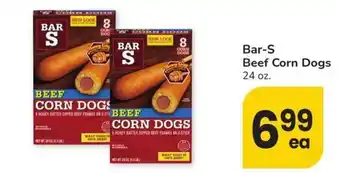 Albertsons Bar-S Beef Corn Dogs offer