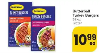 Albertsons Butterball Turkey Burgers offer
