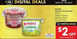 Albertsons Herdez Salsa or Guacamole offer