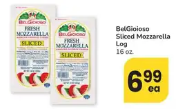 Albertsons Sliced Mozzarella Log offer