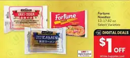 Albertsons Fortune Noodles offer