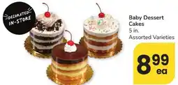 Albertsons Baby Dessert Cakes offer