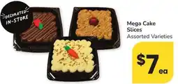 Albertsons Mega Cake Slices offer