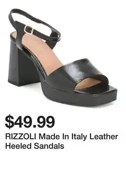 Marshalls RIZZOLI Made In Italy Leather Heeled Sandals offer