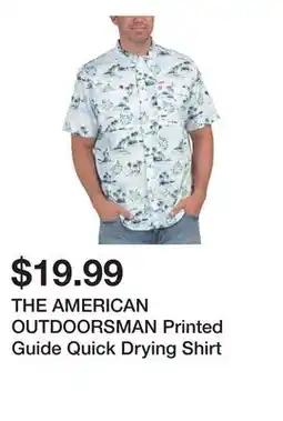 Marshalls THE AMERICAN OUTDOORSMAN Printed Guide Quick Drying Shirt offer