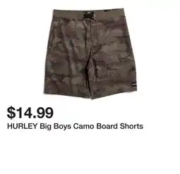 Marshalls HURLEY Big Boys Camo Board Shorts offer