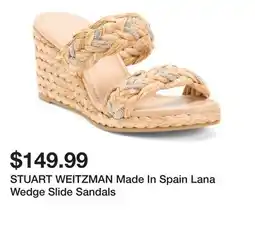Marshalls STUART WEITZMAN Made In Spain Lana Wedge Slide Sandals offer