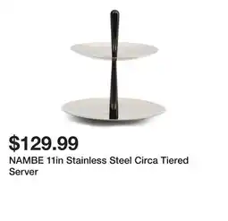 Marshalls NAMBE 11in Stainless Steel Circa Tiered Server offer