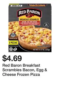 Wegmans Red Baron Breakfast Scrambles Bacon, Egg & Cheese Frozen Pizza offer