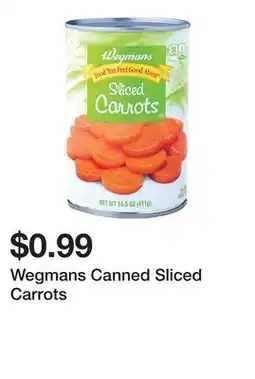 Wegmans Wegmans Canned Sliced Carrots offer