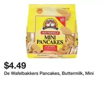 Wegmans De Wafelbakkers Pancakes, Buttermilk, Mini offer