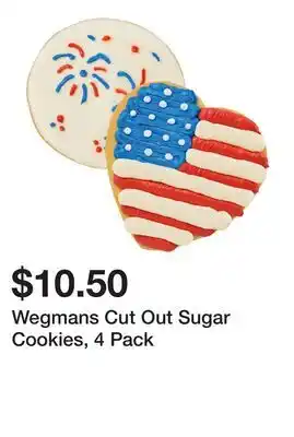 Wegmans Wegmans Cut Out Sugar Cookies offer