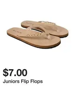 Five Below Juniors Flip Flops offer