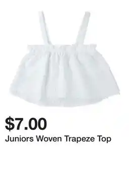 Five Below Juniors Woven Trapeze Top offer