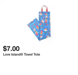 Five Below Love Island Towel Tote offer