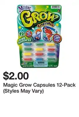 Five Below Magic Grow Capsules 12-Pack (Styles May Vary) offer