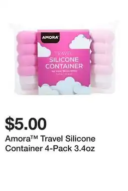 Five Below Amora Travel Silicone Container 4-Pack 3.4oz offer