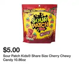 Five Below Sour Patch Kids Share Size Cherry Chewy Candy 10.86oz offer
