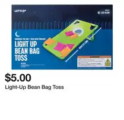 Five Below Light-Up Bean Bag Toss offer