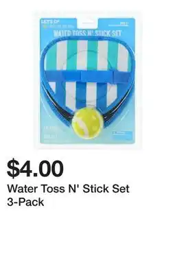 Five Below Water Toss N' Stick Set 3-Pack offer